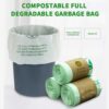 garbage and biodegradable trash bags